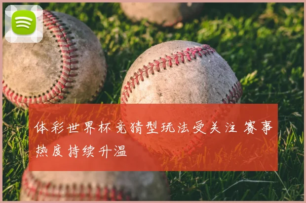 体彩世界杯竞猜型玩法受关注 赛事热度持续升温