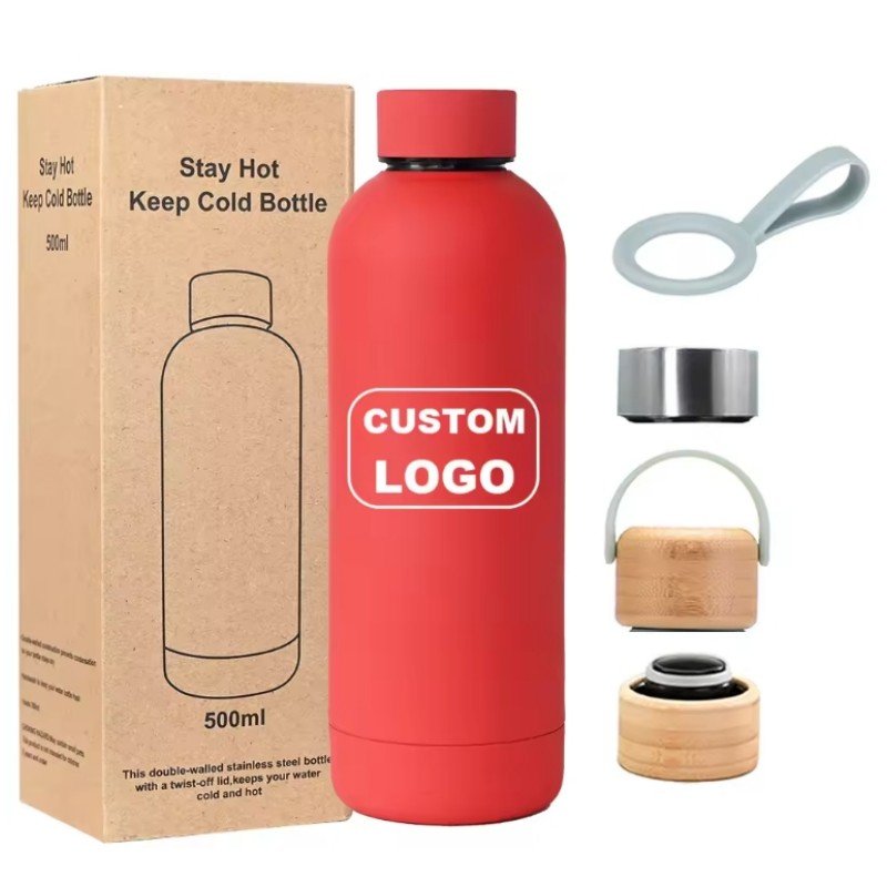 YML Custom logo Double wall Vacuum Insulated sports water bottle