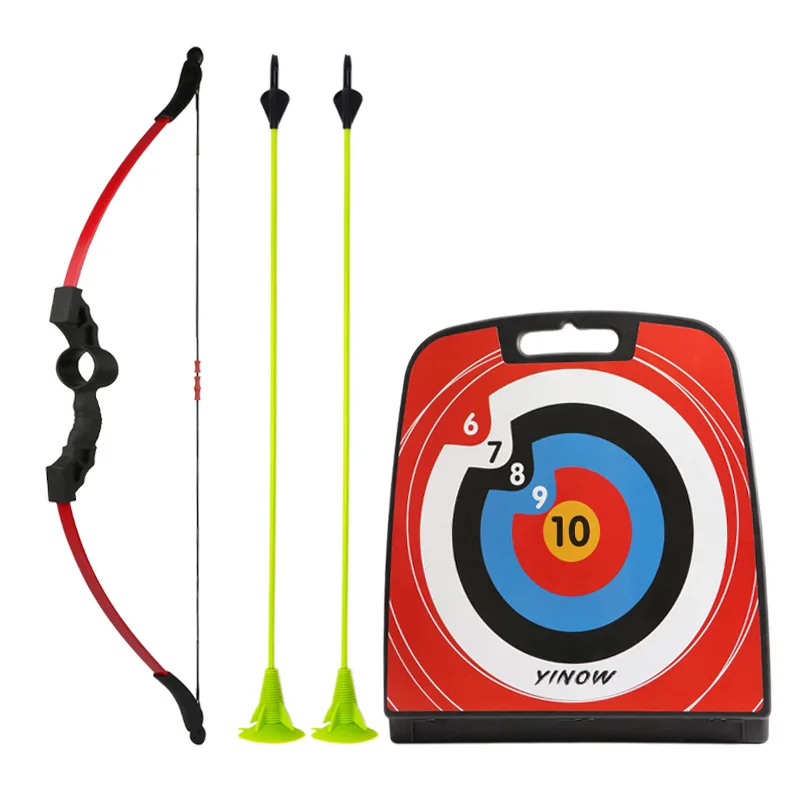 YML factory wholesale Kids archery suction cup arrows and bow set family  outdoor  sports for children target price