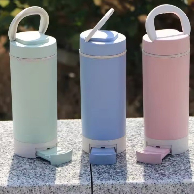 YML Thermos cup Handheld double-layer creative mobile phone seat cup