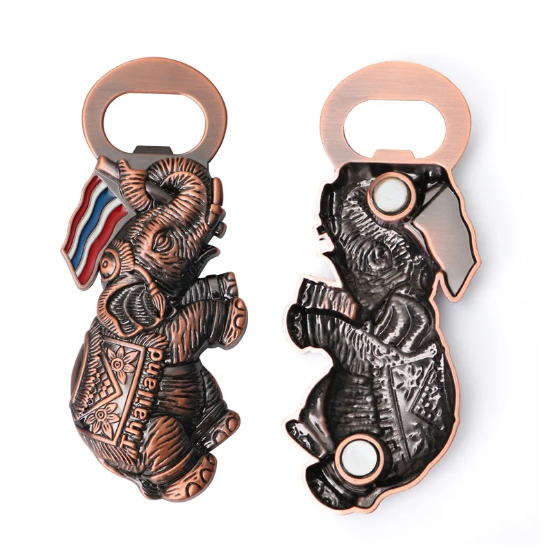 Thailand United States Myanmar refrigerator sticker bottle opener Zinc alloy personality travel souvenir gift bottle opener