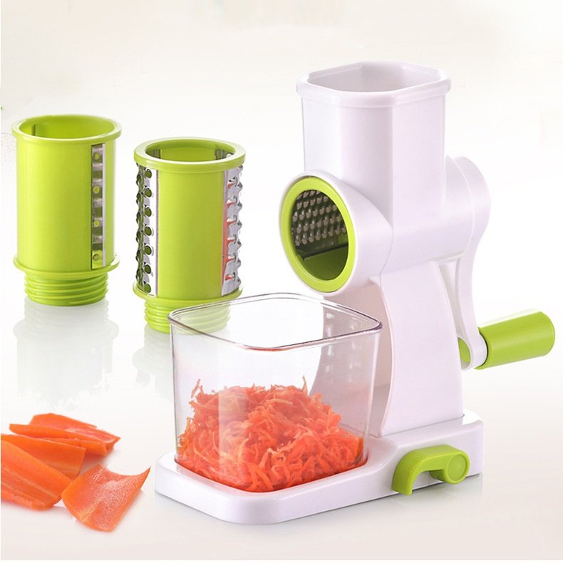YML hot sell multi-function manual drum vegetable cutter shredder Kitchen tools vegetable cutter shredder