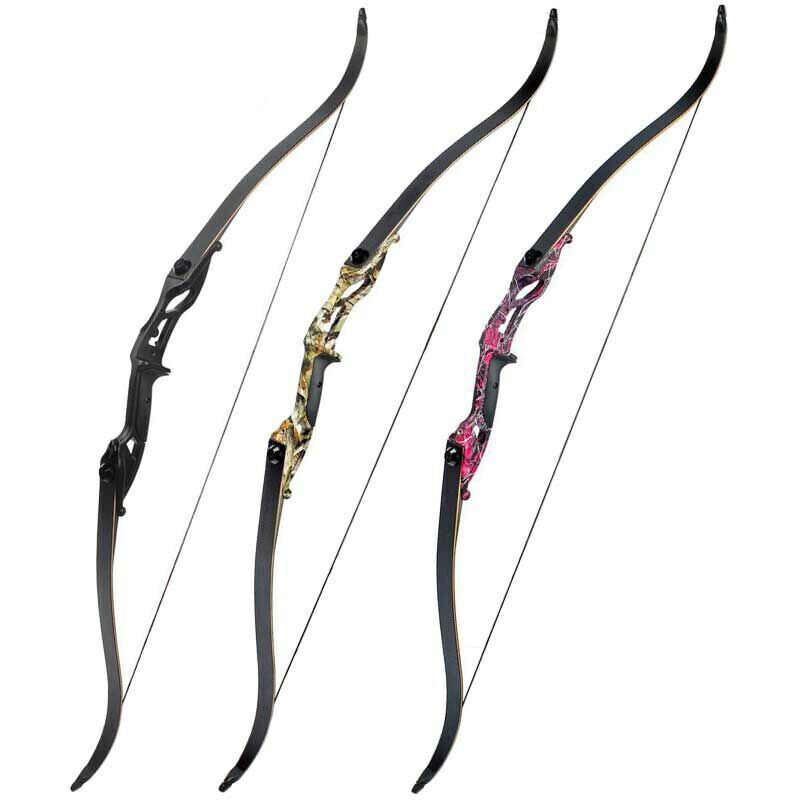 YML 56 Archery Takedown Recurve Bow Kit Arrows 30-50lbs Archery American Hunting Beginners game  bow