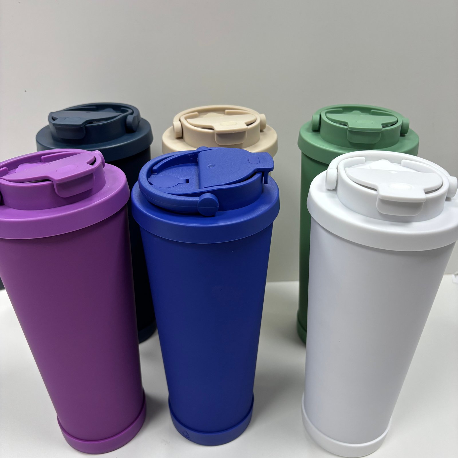Hot new 830ml large capacity stainless steel thermos cup convenient handle double drinking cup large hole straw cup