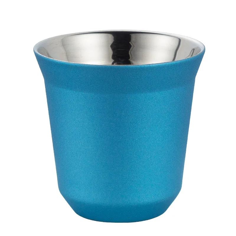 YML  New double wall 304 stainless steel turkish design coffee tea customized insulated cup