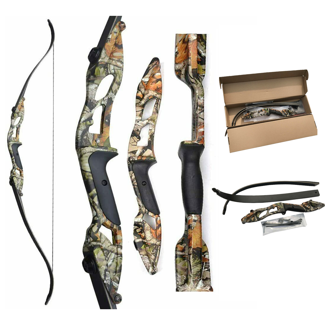 YML 56 Archery Recurve Bow Outdoor competitive hunting shooting sport bow Hunting Shooting 30-50lbs game  bow